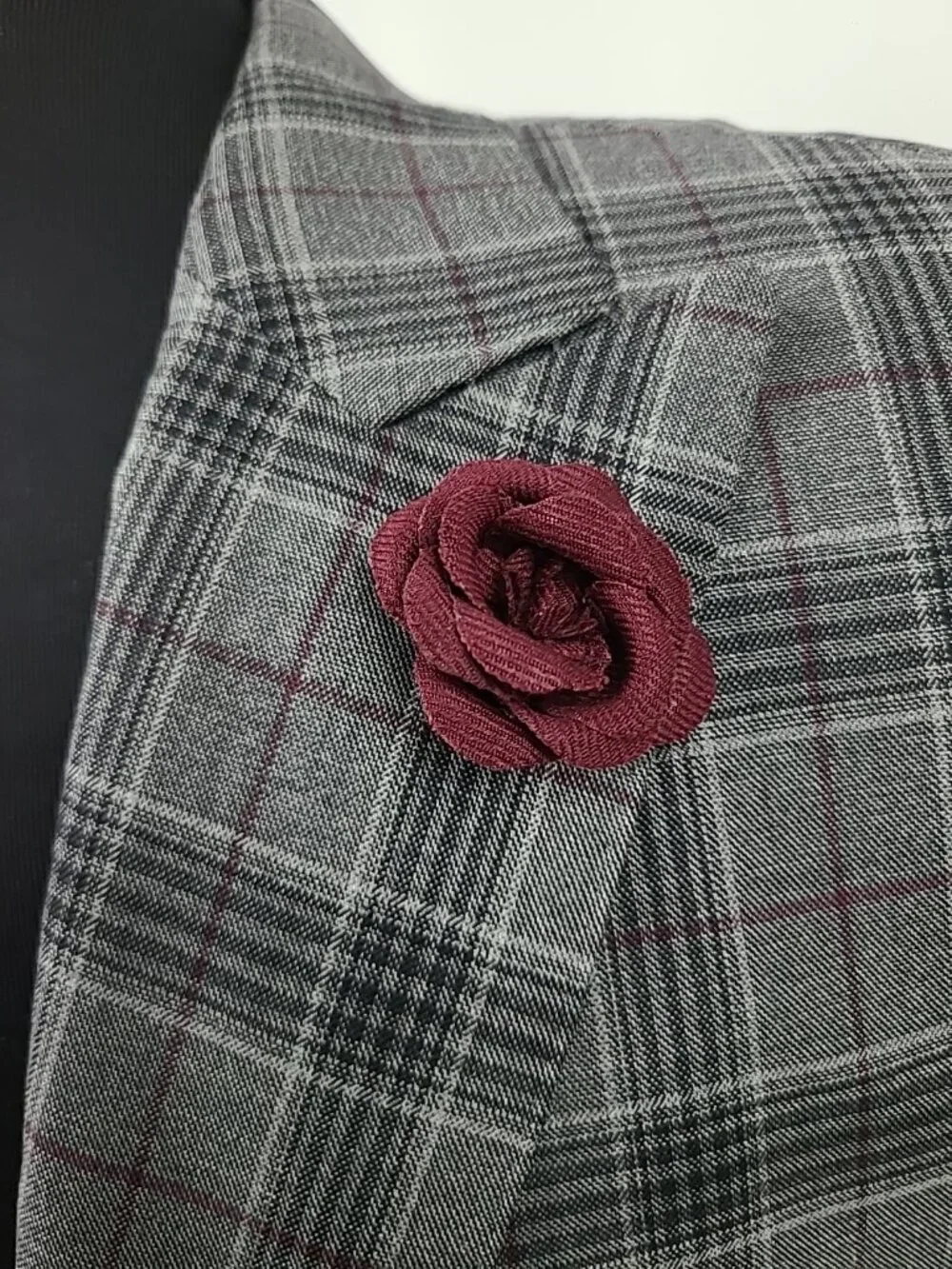 D. Jones Clothiers 40S Wool Linen Blend 2 Button Sport Coat Blazer